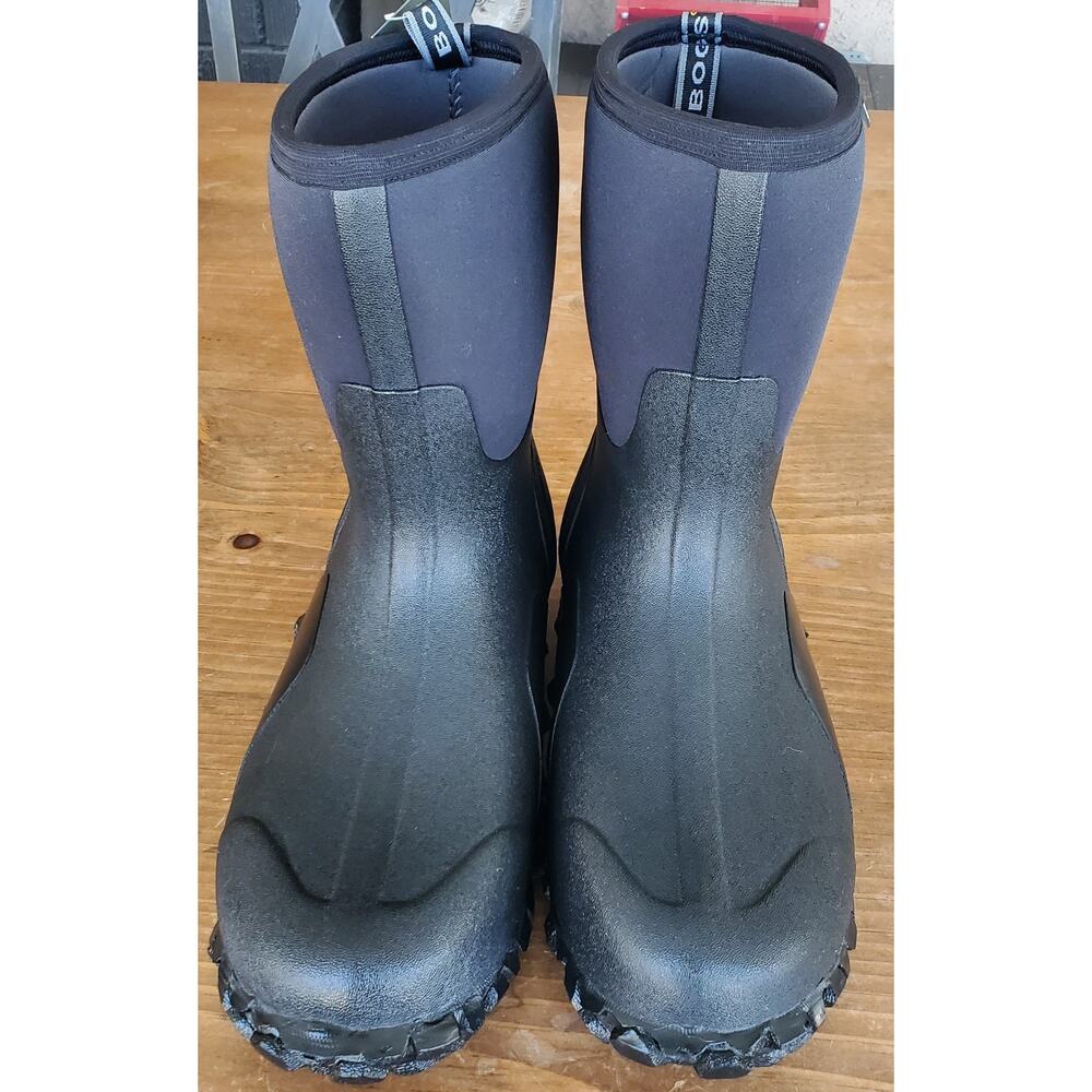 BOGS Classic Mid Boots Men's Size 18 Waterproof Slip-on in Black Neo-Tech